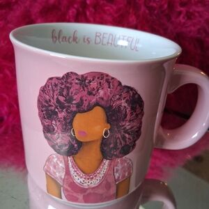 Pink Ceramic Mug with Inspirational Design